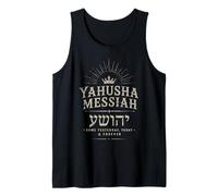 Yahusha Messiah Same Yesterday Today Forever Hebrew Tank Top