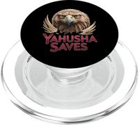 Yahusha Saves Eagle Hebrew Roots Yahuah Messianic Apparel PopSockets PopGrip for MagSafe