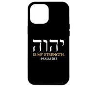 Yahweh Elohim Hebrew Jesus Is My Strength Christians Case for iPhone 12 Pro Max