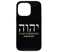 Yahweh Elohim Hebrew Jesus Is My Strength Christians Case for iPhone 13 Pro