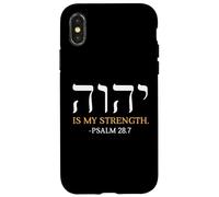 Yahweh Elohim Hebrew Jesus Is My Strength Christians Case for iPhone X/XS