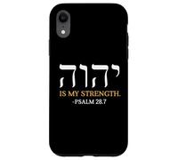 Yahweh Elohim Hebrew Jesus Is My Strength Christians Case for iPhone XR