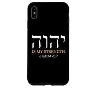 Yahweh Elohim Hebrew Jesus Is My Strength Christians Case for iPhone XS Max