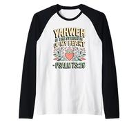 Yahweh is the Strength of My Heart - Psalm 73:26 Raglan Baseball Tee