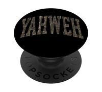 Yahweh Jesus Camo Christian King God Praise Aesthetic PopSockets Adhesive PopGrip