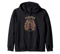 Yahweh Our Very Breath Speaks His Name Christian Zip Hoodie