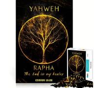 Yahweh Rapha Tree of Life 1000 Piece Adult Puzzles Mental Focus Game High Accuracy Cutting Craft Bonding Activity for Loved Ones (38x52cm)