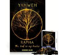 Yahweh Rapha Tree of Life Puzzles for Teenagers 1000 Piece Mental Focus Peaceful Recreation Snug Fit Lovely Gift (38x26cm)