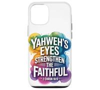Yahweh’s Eyes Strengthen the Faithful 2 Chron 16:9 Case for iPhone 12/12 Pro