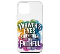 Yahweh’s Eyes Strengthen the Faithful 2 Chron 16:9 Case for iPhone 12 mini
