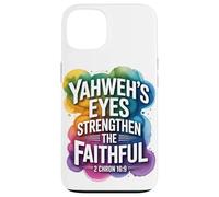 Yahweh’s Eyes Strengthen the Faithful 2 Chron 16:9 Case for iPhone 13