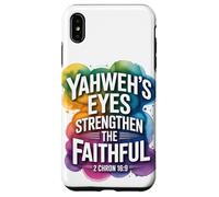 Yahweh’s Eyes Strengthen the Faithful 2 Chron 16:9 Case for iPhone XS Max