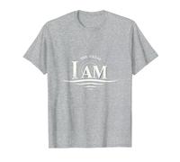Yahweh The Great I AM - Inspirational Faith Artwork T-Shirt, Men, Heather Grey, S