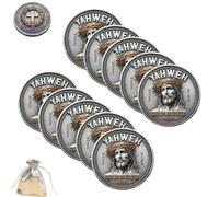 Yahweh-the True Light Faith Commemorative Coin, Christian Challenge Commemorative Coin with Crown of Thorns, Living in His Promises Cross Bible Verse Token, Religious Gift for Christians (10pcs)
