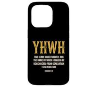Yahweh YHWH This is My Name Forever Hebrew Jewish Case for iPhone 15 Pro
