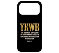 Yahweh YHWH This is My Name Forever Hebrew Jewish Case for iPhone 17 Pro Max