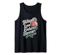 Yahweh's Love Endures Forever Psalm 100:5 Tank Top