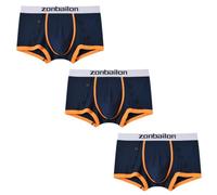 YAHWULAI Herren Boxershorts weiches Material Big Ball Pouch breiter Bund Bambusfaser Keine Kantenrolle, 3dunkelblau, XL