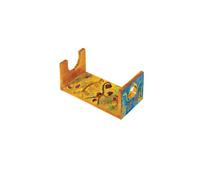 Yair Emanuel Hand-Painted Wood Shofar Stand with Seven Species Design (Large)