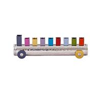 Yair Emanuel Hanukkah Menorah - Small Train - Multicolor