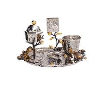 Yair Emanuel Havdallah Set - Stainless Steel - Pomegranates