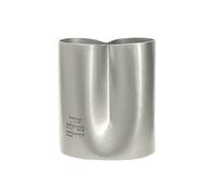 Yair Emanuel Modern Natla Hand Washing Cup Anodized Aluminum 18 fl oz - Handle-free Minimalist Netilat Yadayim Cup with Engraved Hebrew Blessing - Multiple Colors Judaica Gift (Silver NAC-1)