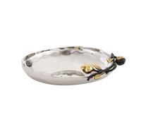 Yair Emanuel Steel Bowl with Pomegranate Branch