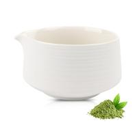 YAIRSTEN Matcha Bowls, Matcha Bowl with Spout Handmade Japanese Style Ceramic Matcha Chawan Traditional for Beginners and Enthusiasts