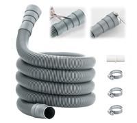 YAIUNHIQ Caravan drain pipe adjustable adapter, water hose washing machine hose for van/motorhome collapsible, camping caravan accessories leak-proof,8M
