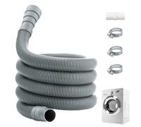 YAIUNHIQ Caravan Drain Pipe, Water Hose Washing Machine Hose for Van/Motorhome Collapsible, Camping Caravan Accessories Leak-Proof,2M