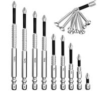 YAIUNHIQ High-Magnetic Screwdriver Drill Bit Set, High-Magnetic Screwdriver Drill Bit Set, Precise Phillips Bits