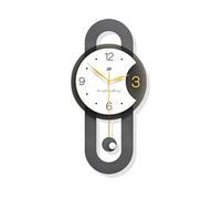 YAIUNHIQ Wall Clocks Living Room Pendulum Modern Decorative Battery Operated Wall Clock Home Decoration