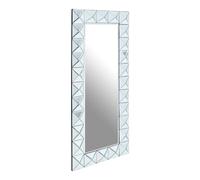 yaiza wall mirror rectangular with pyramid edged frame