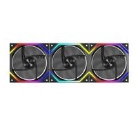 YAJBHnzpt 12CM ARGB PC Case Fan Compatible With Jungle Prism XH Flowing Running Lights Splicing Fan (Prism XH 3in1 BR)