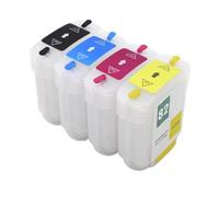 YAJBHnzpt 69ML 4Color No 82 Refillable Ink Cartridge Compatible With Printer Models Designjet 510 82 510 Plotter 8K1927225B