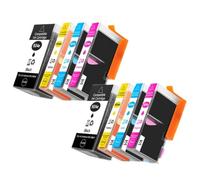 YAJBHnzpt Compatible Ink Cartridge 924e 924XL 924 BK Black For OfficeJet Pro 8135e 8134e 8132e 8122e 8124e 8125e 8120e 8130e Printer (2 set)
