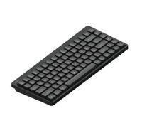 YAJBHnzpt Keyboard 84 75% Hot Swappable Wireless Mechanical Low Profile With Knob RGB Gasket Mounted Compatible With Nuphy Node75(Obsidian Black)