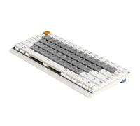 YAJBHnzpt MK84 Low Profile Mechanical Gaming Keyboard Wireless Tri Mode Portable Stylish Design Compatible With 5420(Gray Wireless)
