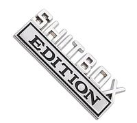 Yajimsa 1x Big Size SHITBOX Edition Emblem, ABS Car Badge, Car Tail Trunk Side Body Stickers, Vehicle Sticker Decal for Cars Trucks, Strong Adhesive, 6.9x1.5in