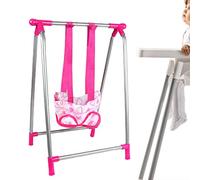 Yajimsa Baby Doll Stroller Set, Doll Stroller Playset, Doll Sets For Girls | Doll Nursery Role Playset, Swing, Rocking Chair, High Chair, Bed, Shaker