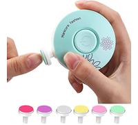 Yajimsa Baby Nail Trimmer, Electric Nail Polisher Manicure Set With 6 Replaceable Grinding Head, Nail Clippers Manicure Set, Trim Polish Grooming Kit for Toddler or Adults