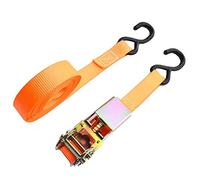 Yajimsa Lashing Straps with Ratchet - 1000 lb Safe Working Load Security Cargo Straps for Camping, Hunting, Moving in a Truck, Trailer, Roof Rack