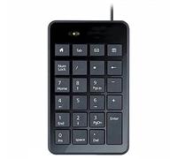Yajimsa Number Keyboard for Laptop, Financial Accounting, Quiet Typing, 10 Number Keys, Numeric Number Keypad - Wired External Expansion Keyboard with Compact Number Keys