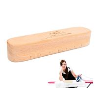 Yajimsa Wooden Clapper | Professional and Practical Dressmaking Clapper with Ruler Design | Robust Quilter Block Seam Clapper Made of Wood for Setting Wrinkles and Crisp Flat Seams