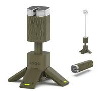 YAJJL LED Camping Light, Portable LED Work Light, Outdoor Speaker Lights with The Lamp Head Can Rotate 180° and Extend Freely To 100cm, Magnetic Design At The Bottom for Outdoor Camping Work