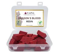 Yajna-100% Pure-Indian-Dragon’s-Blood-Resin-Dracaena-Daemonorops-Draco-Sap Natural Aromatic-Incense-Tear-Rock-Sap Ideal-for-Meditation-Rooms-Yoga-Studios 0.25Lb-113.3-Grams-4-Ounce