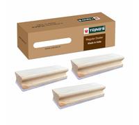 YAJNAS Wooden Duster For Whiteboard & Chalkboard Use - Combo Of 3 Dusters, Premium Non Magnetic Wooden Duster