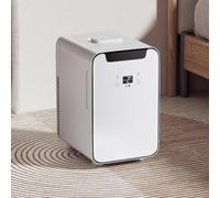 Yajuer Car Small Refrigerators, Electric In Mini Fridge, Compact Fridge For Bedroom, Room, Dorm, Living, Kitchen, Office, Camping, Travel, Boat (Color : White band display, Size : 20L)