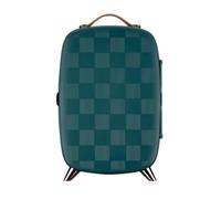 Yajuer Energy Saving Small Fridge, Single Door Mute Mini Refrigerator, Compact Beverage Refrigerator for Car Apartment Dorm Office Living(Color:Green)