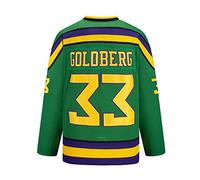 Yajun Greg Goldberg #33 Mighty Ducks Movie Ice Hockey Jerseys NHL Men Sweatshirts Breathable Long Sleeve T-shirt,M